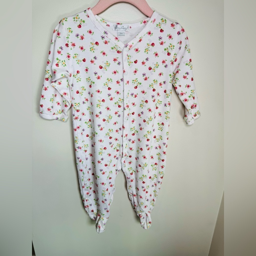 Kissy Kissy Floral Print Footie Size 9M